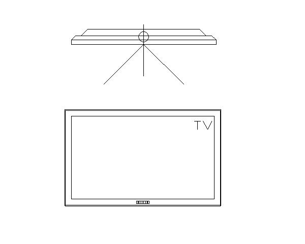 电视机平立面动态块